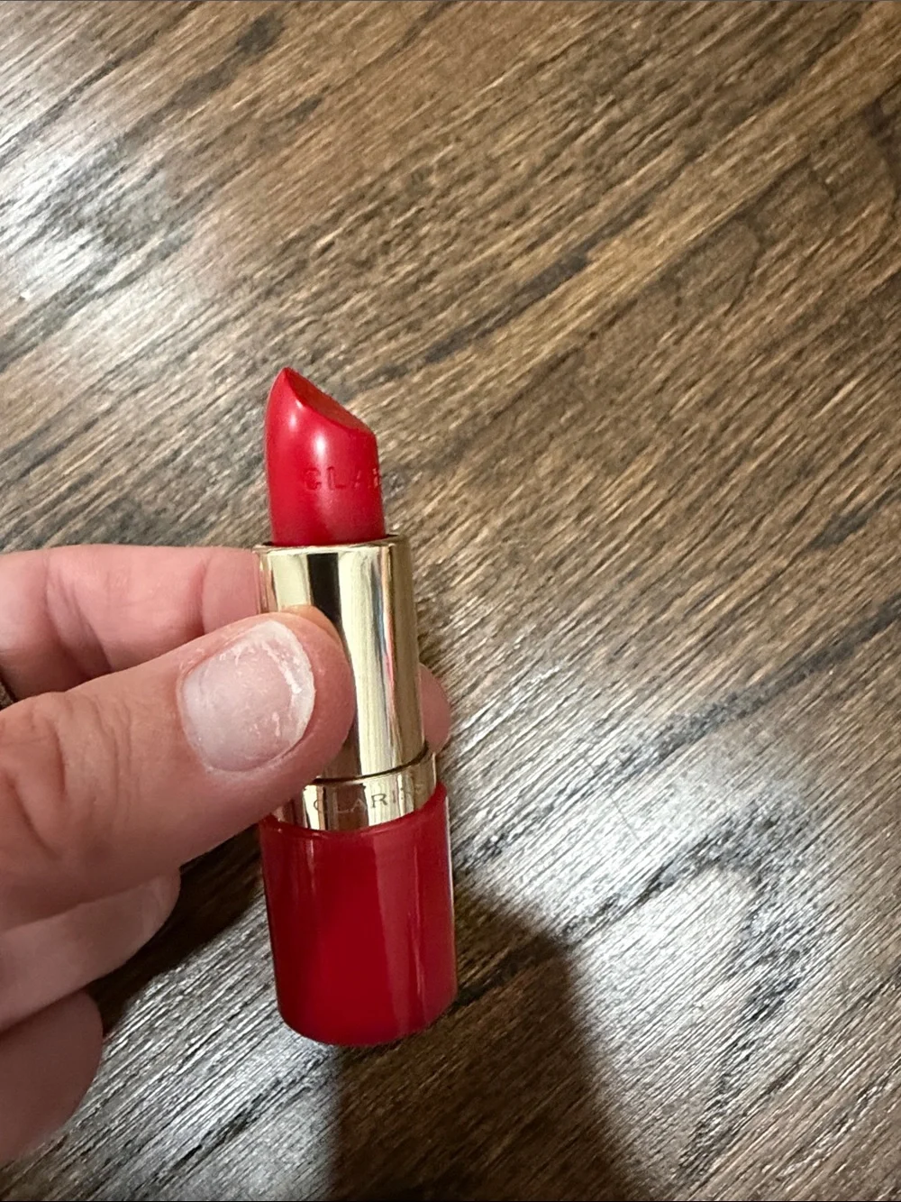 Clarins Joli Rouge Brilliany 754S deep red tester